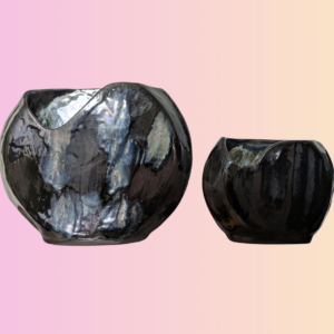 moonlit cascade ceramic vessels